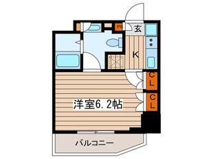 レジディア笹塚Ⅱの物件間取画像